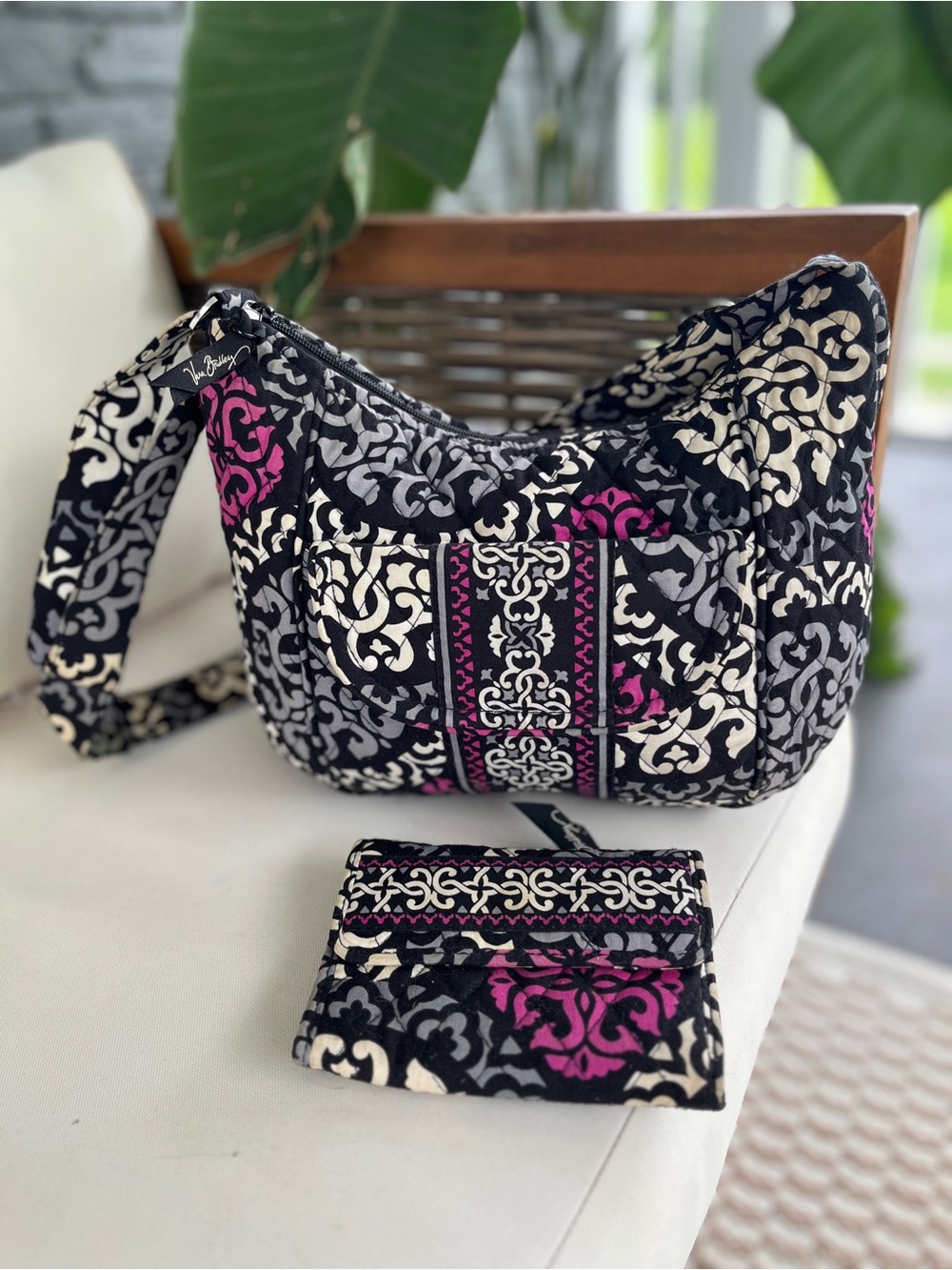 Vera Bradley Canterberry Crossbody And Wallet Set